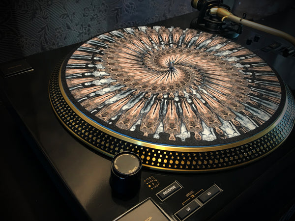 FLOATING CLONES 1 Zoetrope Felt Turntable Slipmat 12"