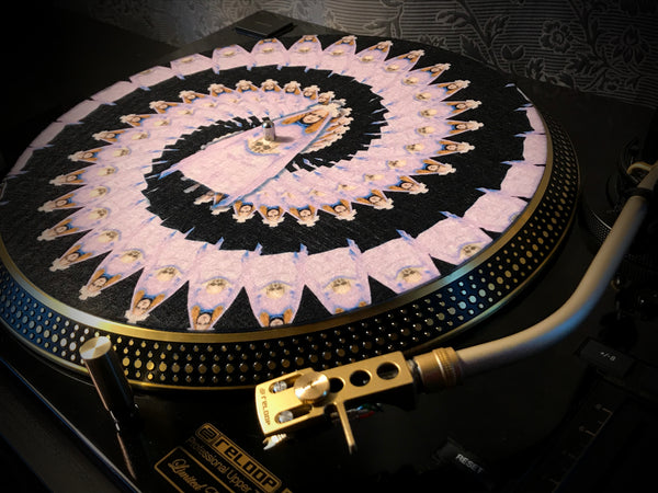 BEAUTIFUL FREAK BEATRICE Zoetrope Felt Turntable Slipmat 12"