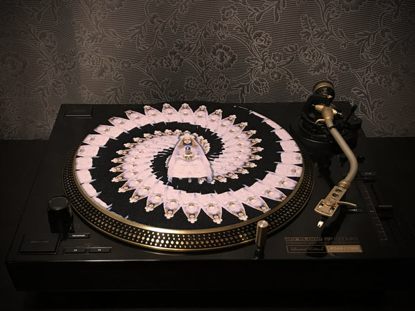 BEAUTIFUL FREAK BEATRICE Zoetrope Felt Turntable Slipmat 12"