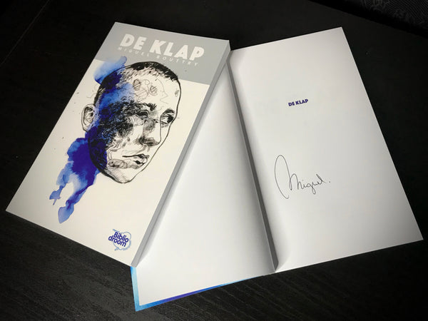 DE KLAP combi package: book-DE KLAP, print-GUEULES CASSEES, zoetropic turntable slipmat