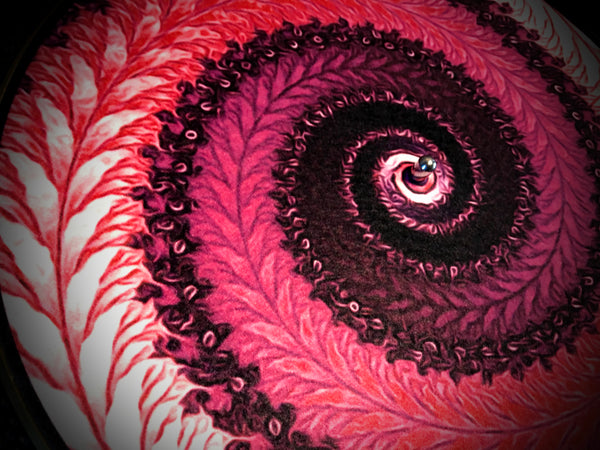 FERN MAGENTA Zoetrope Felt Turntable Slipmat 12"