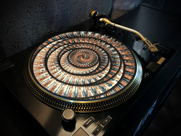 FLOATING CLONES 2 Zoetrope Felt Turntable Slipmat 12"