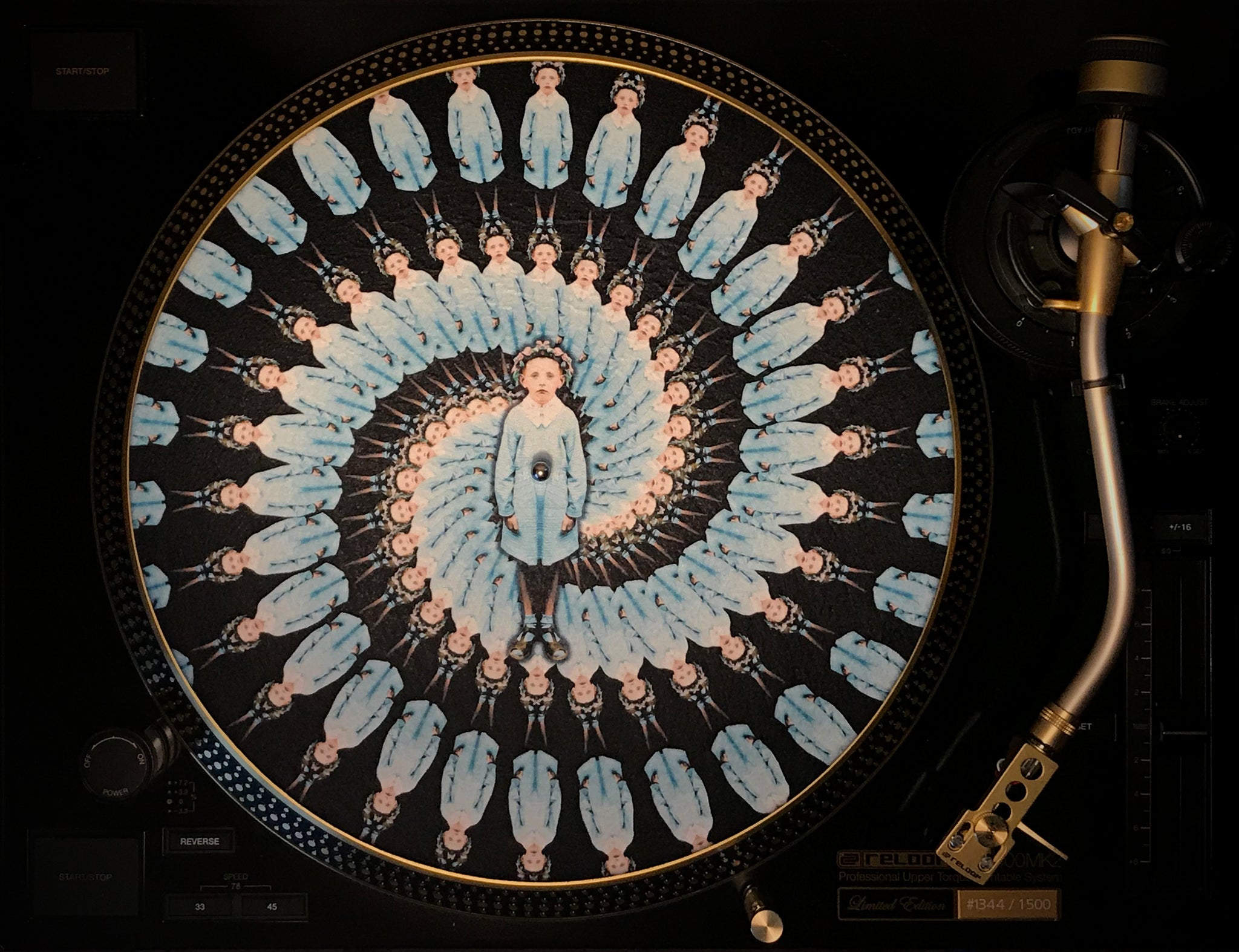 BEAUTIFUL FREAK GILLES Zoetrope Felt Turntable Slipmat 12"