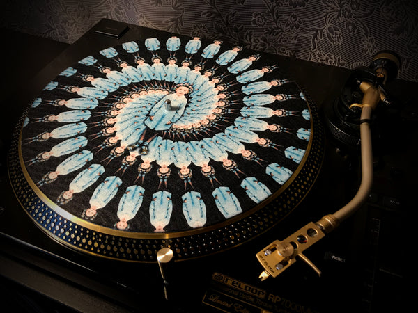 BEAUTIFUL FREAK GILLES Zoetrope Felt Turntable Slipmat 12"