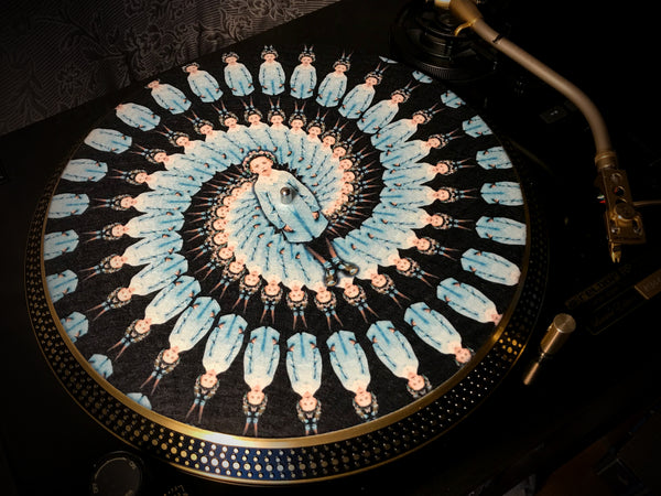 BEAUTIFUL FREAK GILLES Zoetrope Felt Turntable Slipmat 12"