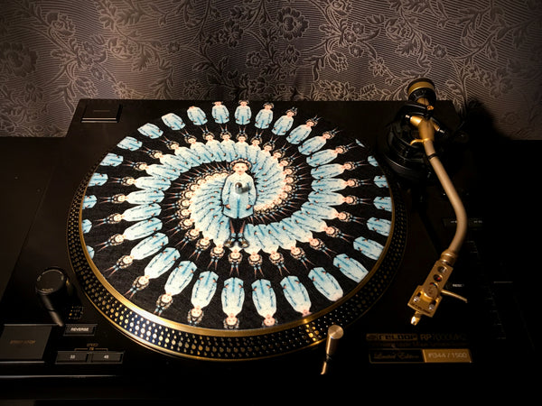 BEAUTIFUL FREAK GILLES Zoetrope Felt Turntable Slipmat 12"