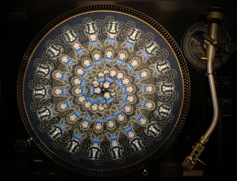 MAGIC Zoetrope Felt Turntable slipmat 12"