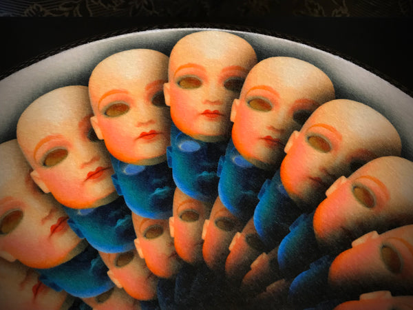 BABY GHOUL 1 Zoetrope Felt Turntable Slipmat 12"