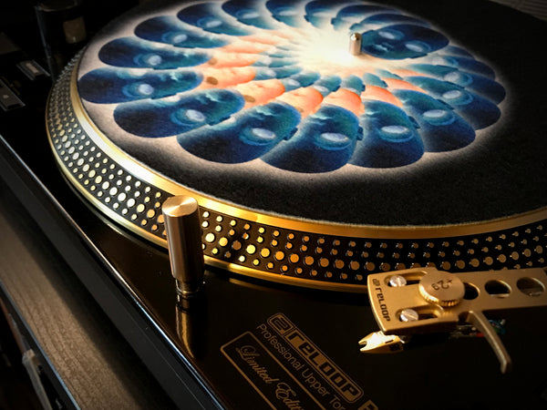BABY GHOUL 2 Zoetrope Felt Turntable Slipmat 12"