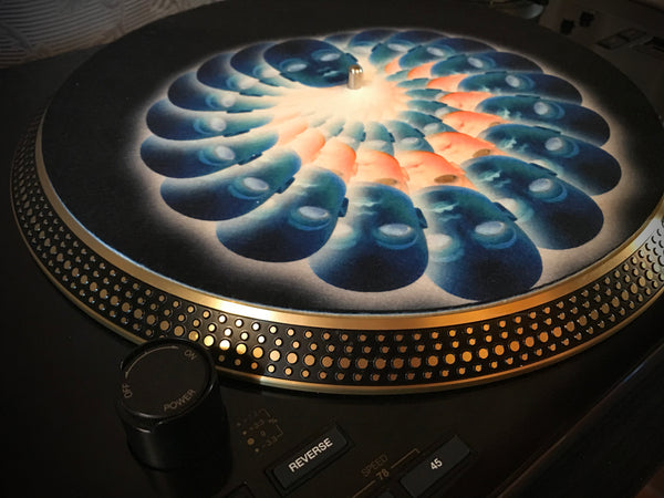 BABY GHOUL 2 Zoetrope Felt Turntable Slipmat 12"