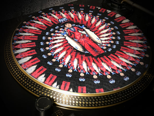 BEAUTIFUL FREAK MARCELLA Zoetrope Felt Turntable Slipmat 12"