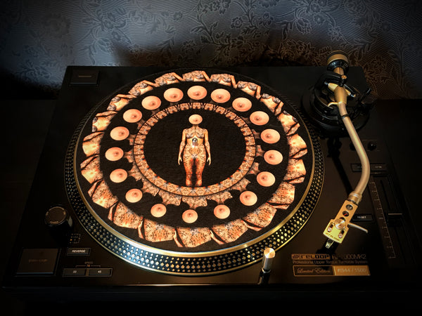 PUSSIES, BOOBS & TATTOOS Zoetrope Felt Turntable Slipmat 12"