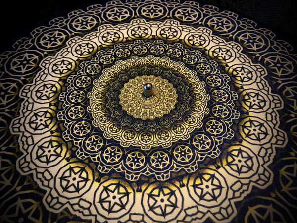 COGWHEEL GOLD Zoetrope Felt Turntable Slipmat  12"