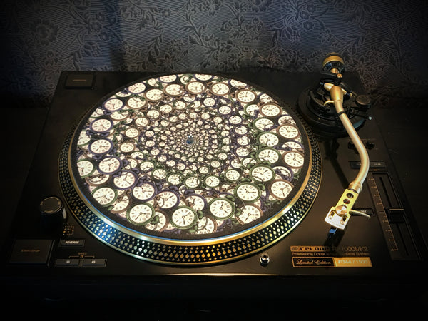 TIME TRAVELER 1 Zoetrope Felt Turntable Slipmat 12"