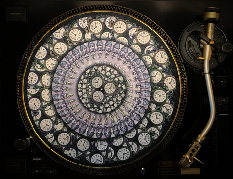 TIME TRAVELER 2 Zoetrope Felt Turntable Slipmat 12"