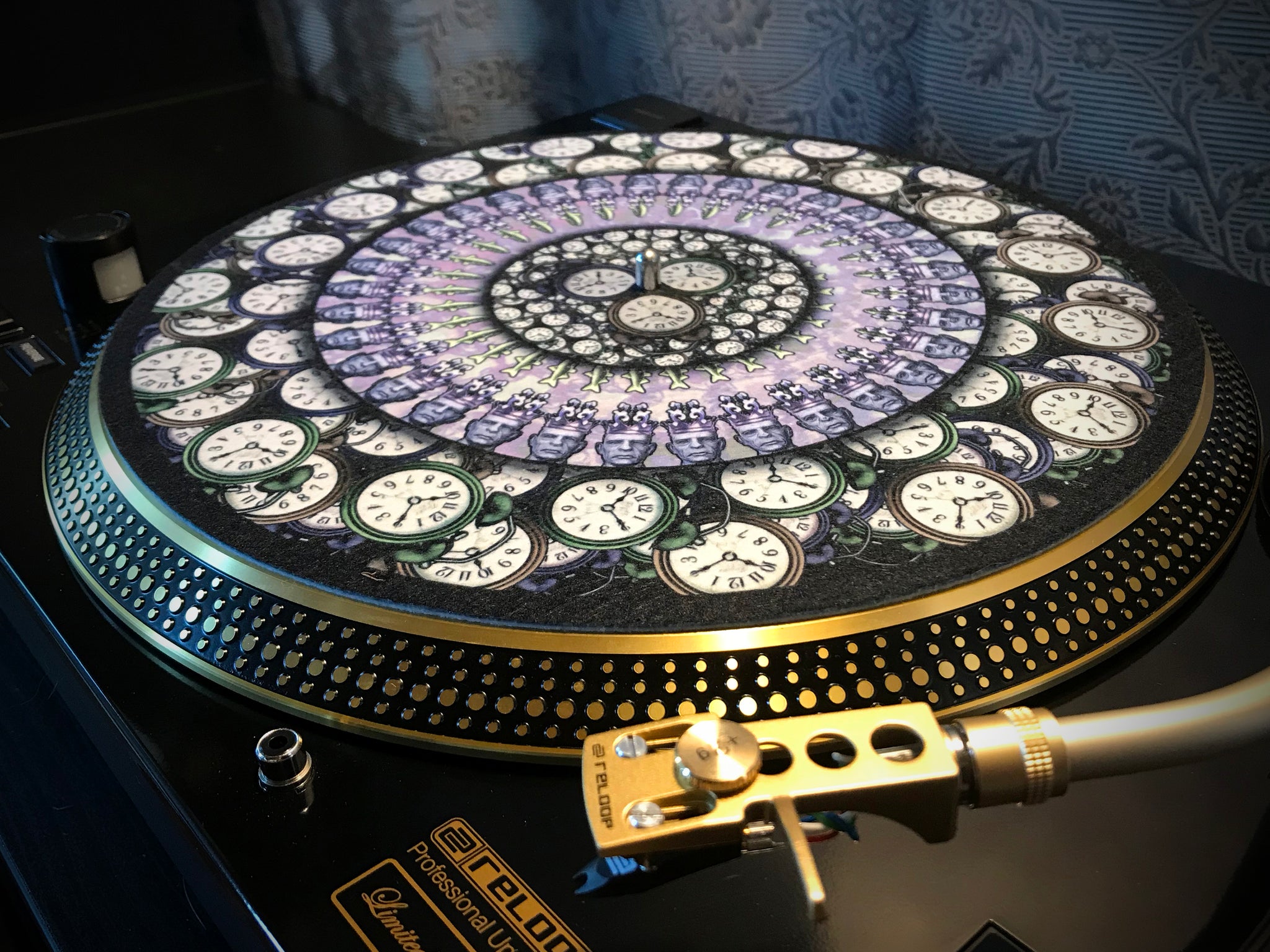 TIME TRAVELER 2 Zoetrope Felt Turntable Slipmat 12
