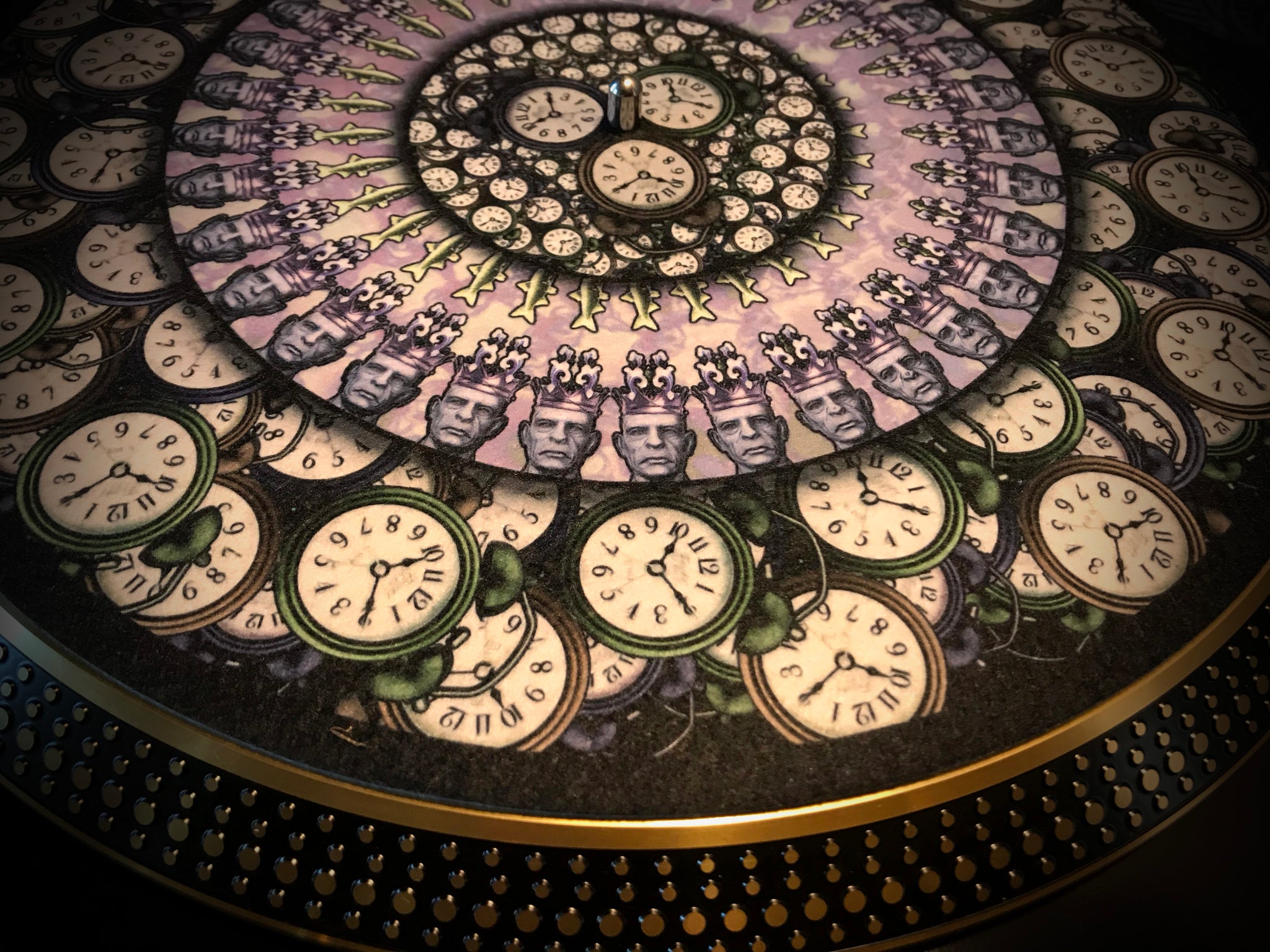 TIME TRAVELER 2 Zoetrope Felt Turntable Slipmat 12
