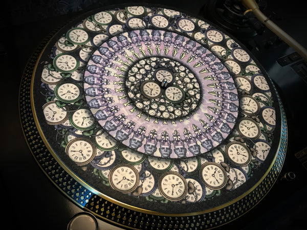 TIME TRAVELER 2 Zoetrope Felt Turntable Slipmat 12"