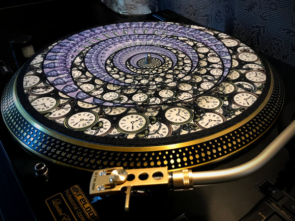 TIME TRAVELER 3 Zoetrope Felt Turntable Slipmat 12"