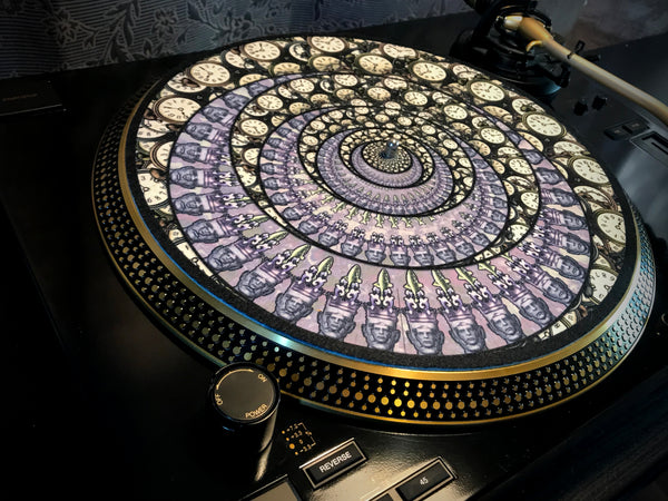 TIME TRAVELER 3 Zoetrope Felt Turntable Slipmat 12"