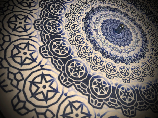 COGWHEEL DELFT Zoetrope Felt Turntable Slipmat  12"