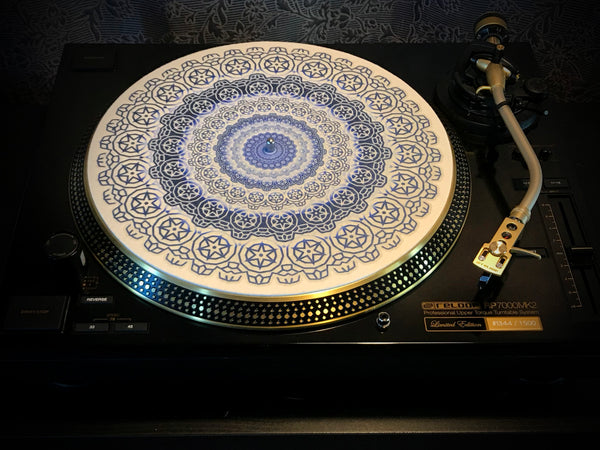 COGWHEEL DELFT Zoetrope Felt Turntable Slipmat  12"