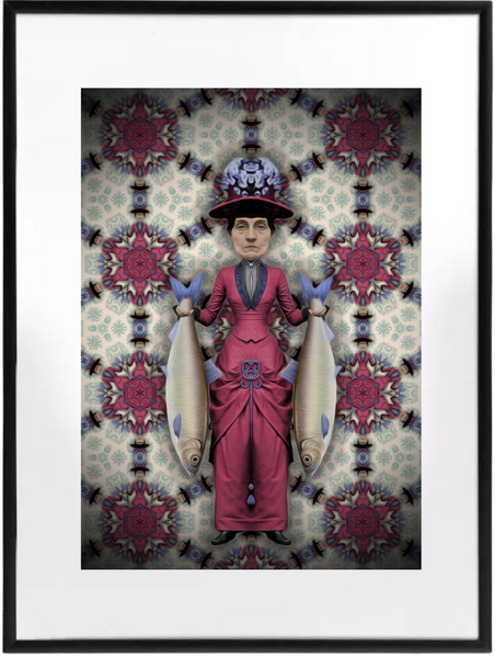 BEAUTIFUL FREAK MARCELLA - Framed Print by Vincent Hocquet